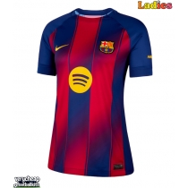 Barcelona Alejandro Balde #3 Replica Home Shirt Ladies 2025-26 Short Sleeve